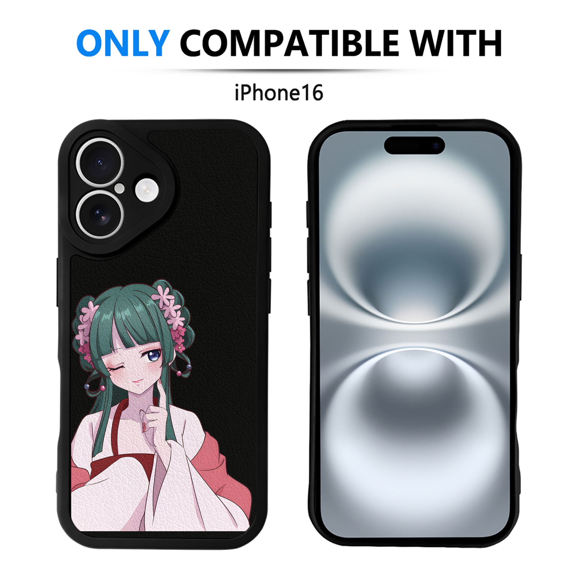 薬屋のひとりごと The Apothecary Diaries 【iPhone 16シリーズ対応】シリコンスマホケース（レザー調） 材質：シリコン